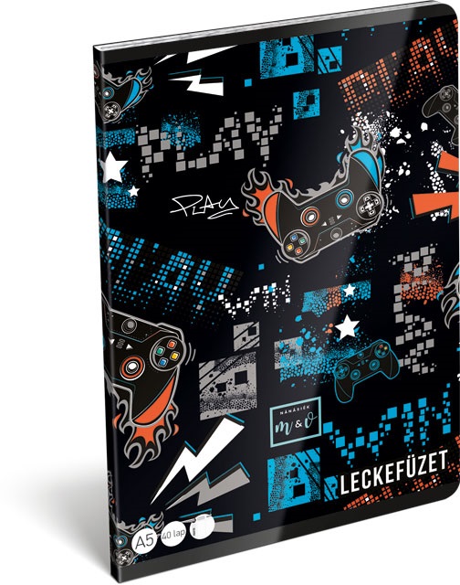 Lizzy V3nc1 Go Play 22995501 FSC A5 40 lapos tűzött leckefüzet