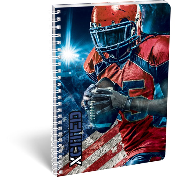 Lizzy Xcited Allstar A4 vonalas spirálfüzet