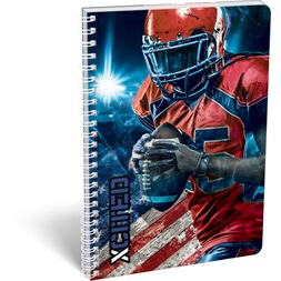 Lizzy Xcited Allstar A4 vonalas spirálfüzet