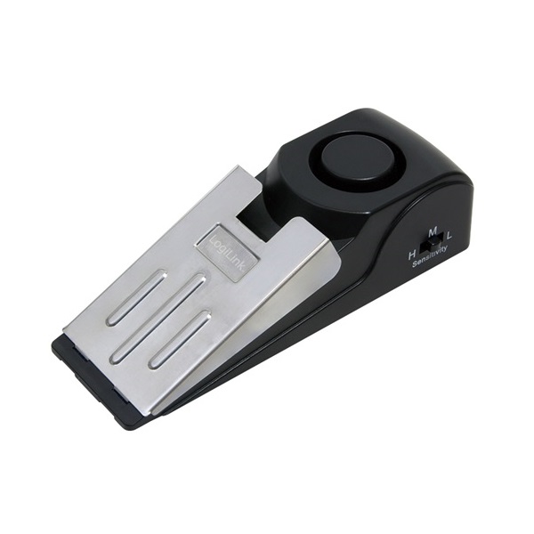 Logilink SC0208 Ajtó nyitás gátló és riasztó, fekete