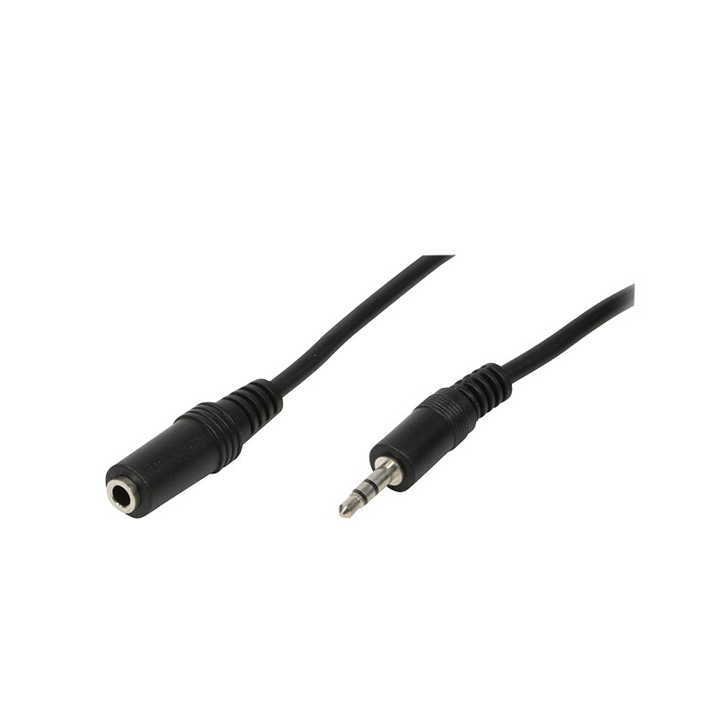 Logilink CA1056 Audiokábel, 3,5 mm-es 3-Pin/M 3,5 mm-es 3-Pin/F, 10 m