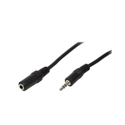Logilink CA1054 Audiokábel, 3,5 mm-es 3-Pin/M (90 ) 3,5 mm-es 3-Pin/M, 3 m