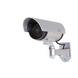 Logilink SC0204 Dummy biztonsági ÁLkamera piros villogó fénnyel, ezüst
