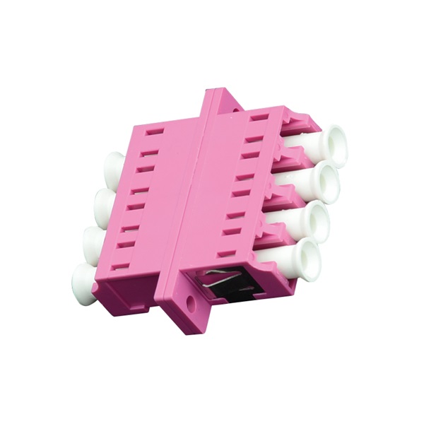 Logilink FA04LC4 Fibre adapter LC quad karimával, lila