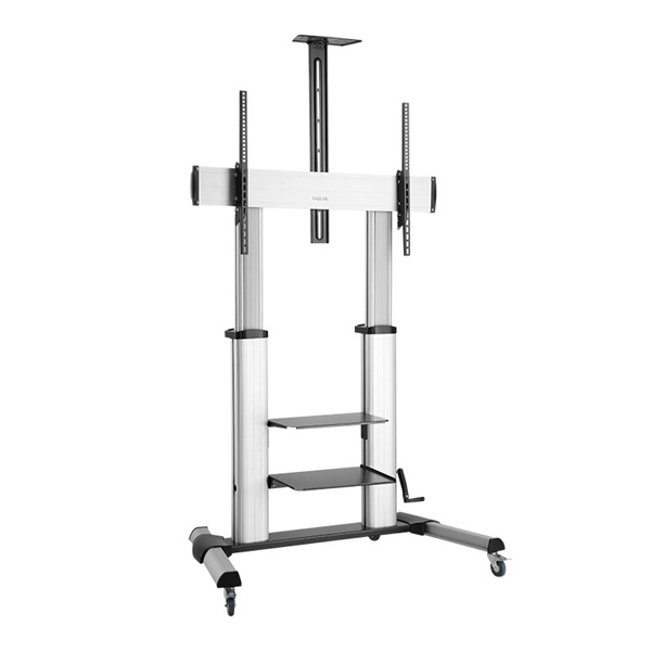 Logilink BP0084 Görgős TV-monitor állvány, 60-100", állítható magasságú, max. 100 kg