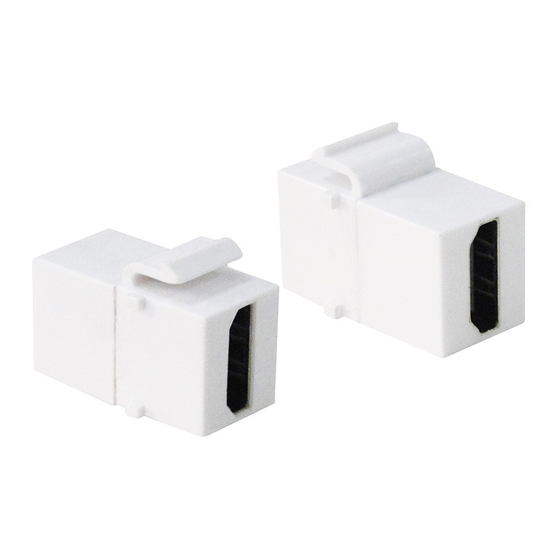 Logilink NK0014 HDMI keystone csatlakozó, A/F HDMI-A/F, fehér
