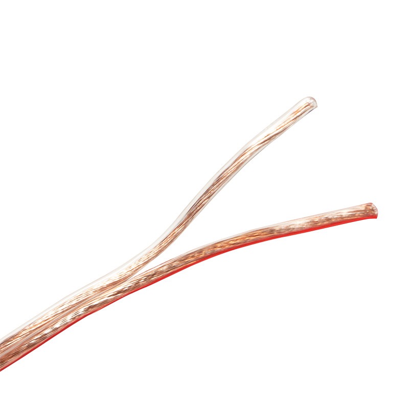 Logilink CA1079 Hangszóró beépítő kábel, 2x 1,5 mm2, átlátszó, 10 m