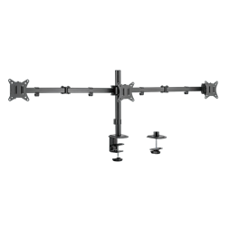Logilink BP0173 Háromszoros monitortartó, 17 27", karhossz: egyenként 658 mm, alumínium
