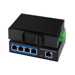 Logilink NS200P Industrial Fast Ethernet PoE switch, 5 portos, 10/100 Mbit/s