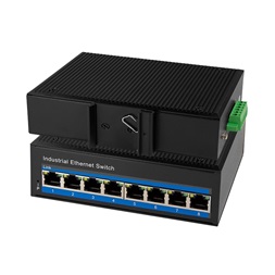 Logilink NS201P Industrial Fast Ethernet PoE switch, 8 portos, 10/100 Mbit/s