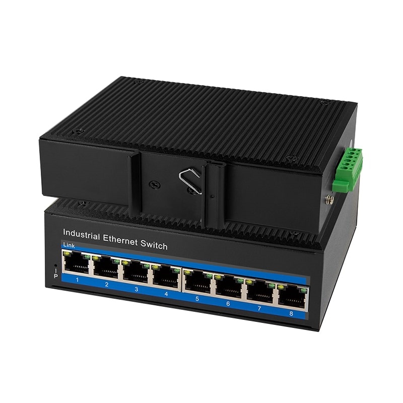 Logilink NS201 Industrial Fast Ethernet switch, 8 portos, 10/100 Mbit/s
