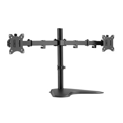 LogiLink BP0099 Kettős monitorállvány, 17 32" acél, 390 mm karhossz