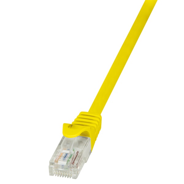 Logilink CP2027U Patch kábel Econline, Cat.6, U/UTP, sárga, 0,5 m