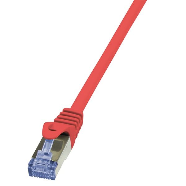 Logilink CQ3044S Patch kábel PrimeLine, Cat.6A, S/FTP, piros, 1,5 m