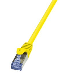 Logilink CQ3097S Patch kábel PrimeLine, Cat.6A, S/FTP, sárga, 10 m