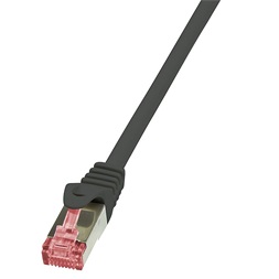 Logilink CQ2063S Patch kábel PrimeLine, Cat.6, S/FTP, fekete, 3 m