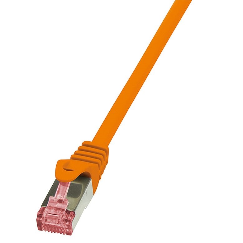 Logilink CQ2068S Patch kábel PrimeLine, Cat.6, S/FTP, narancssárga, 3 m