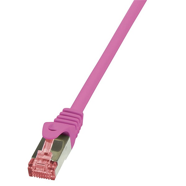 Logilink CQ2059S Patch kábel PrimeLine, Cat.6, S/FTP, rózsaszín, 2 m