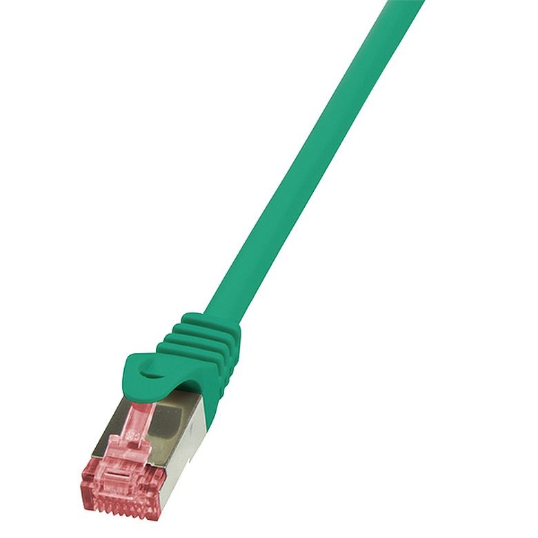 Logilink CQ2015S Patch kábel PrimeLine, Cat.6, S/FTP, zöld, 0,25 m