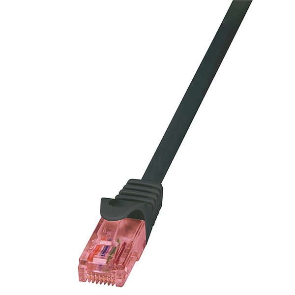 Logilink CQ2023U Patch kábel PrimeLine, Cat.6, U/UTP, fekete, 0,5 m