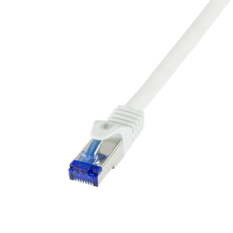 Logilink C6A021S Patch kábel Ultraflex, Cat.6A, S/FTP, fehér, 0,5 m