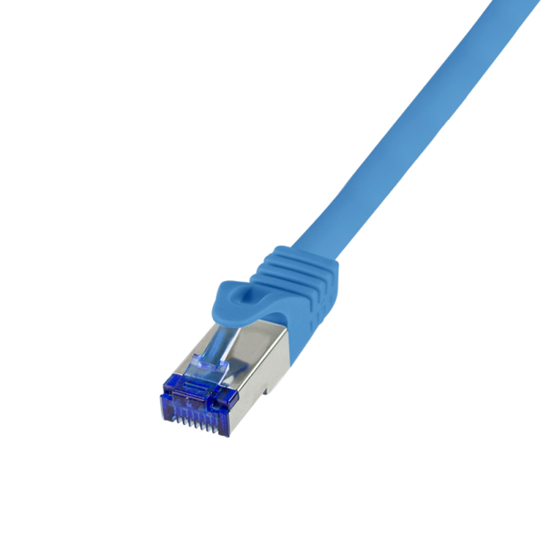 Logilink C6A116S Patch kábel Ultraflex, Cat.6A, S/FTP, kék, 20 m
