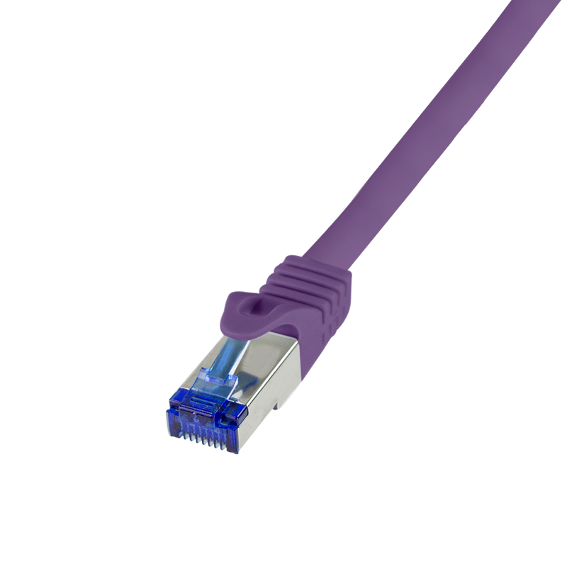Logilink C6A019S Patch kábel Ultraflex, Cat.6A, S/FTP, lila, 0,25 m