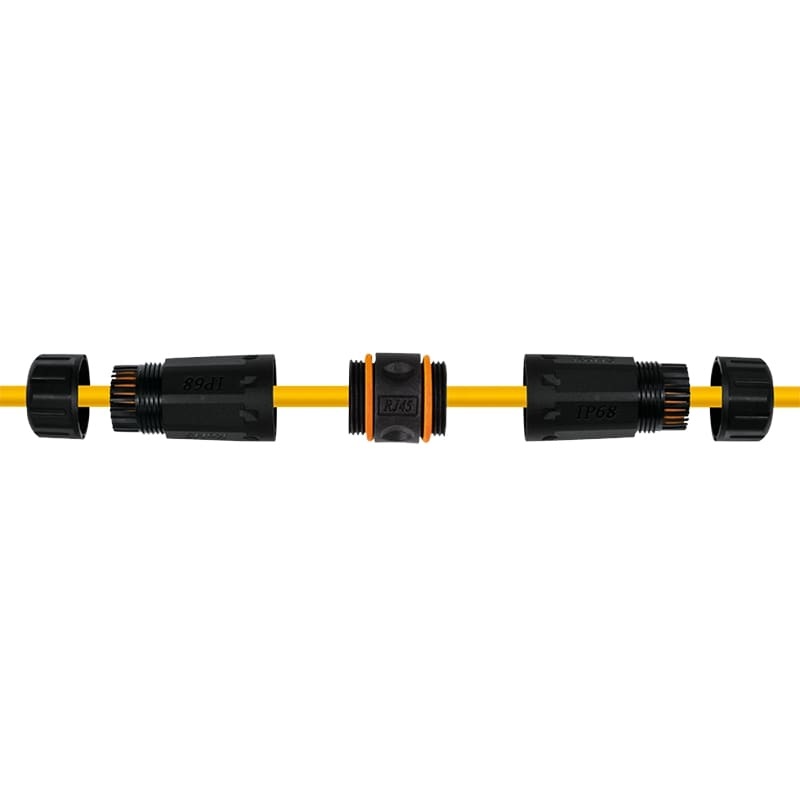 Logilink NP0086 Patch kábel inline csatoló kültéri, Cat.6A, IP68 vízálló
