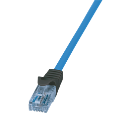 Logilink CPP010 Prémium patch kábel, Cat.6A, U/UTP, 10G/PoE/HDBT, kék, 10 m