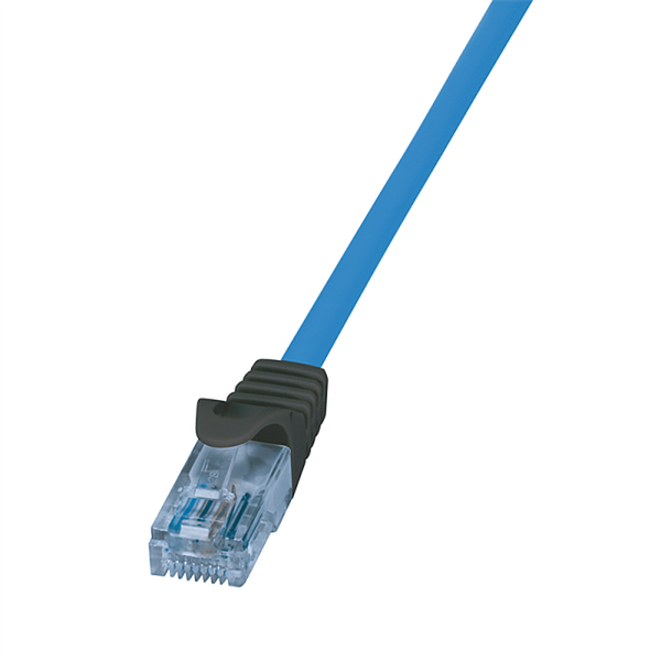 Logilink CPP025 Prémium patch kábel, Cat.6A, U/UTP, 10G/PoE/HDBT, kék, 25 m