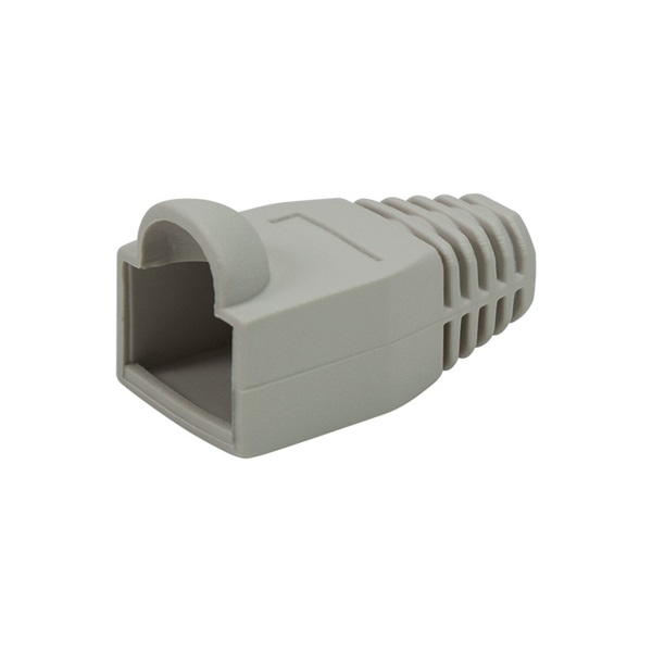 Logilink MP0063 RJ45 feszültségmentesítő védőburkolat, 6,5 mm, szürke, 50 db