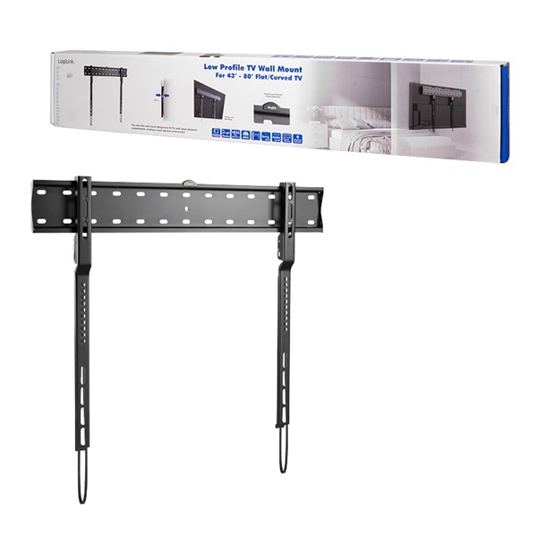 Logilink BP0117 TV fali tartó, 43-80", fix, max. 40 kg