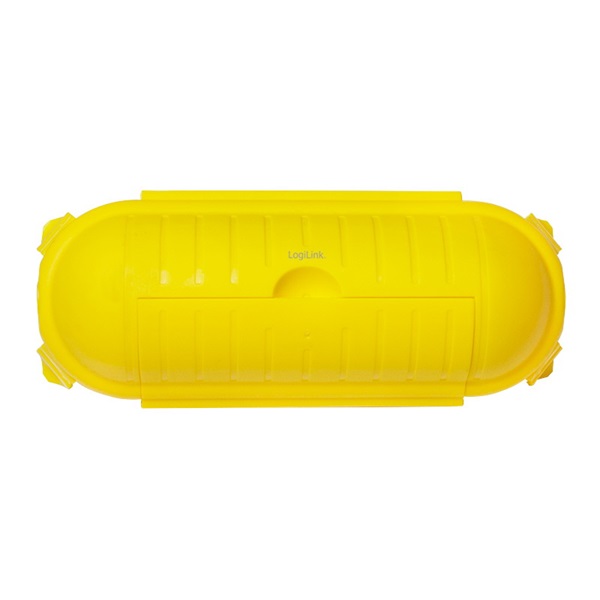 Logilink LPS217 Tápkábel védődoboz, kültéri, IP44, sárga