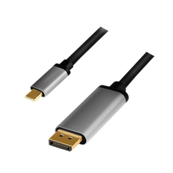 Logilink CUA0100 USB 3.2 Gen1 Type-C kábel, C/M-DP/M, 4K, alu, 1,8 m
