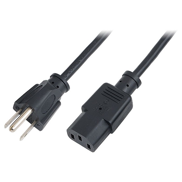 Logilink CP099 US tápkábel NEMA5-15P -> Schuko IEC 60320-1 (C13)