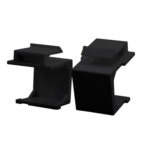 Logilink NK0091 Üres fedél üres keystone portokhoz (10 db), fekete