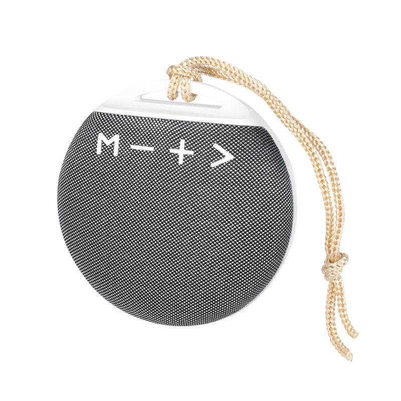 Logilink SP0055 hordozható Bluetooth hangszóró, szövet borítás, kerek forma