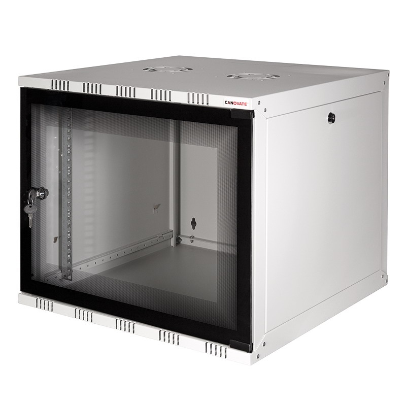 Logilink W09A40G 19" SOHO fali állvány, 9U, 540 x 400 mm, bontott, szürke