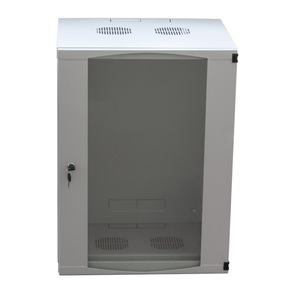 Logilink W15F64G 19" fali állvány 15U 540 x 450 mm, szétszerelt, szürke