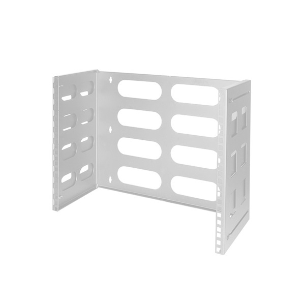 Logilink W08B40G 19" fali konzol 8 U, világosszürke