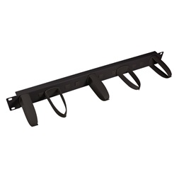 Logilink OR105B 19" kábelrendező 1U, forgó kampókkal, fekete