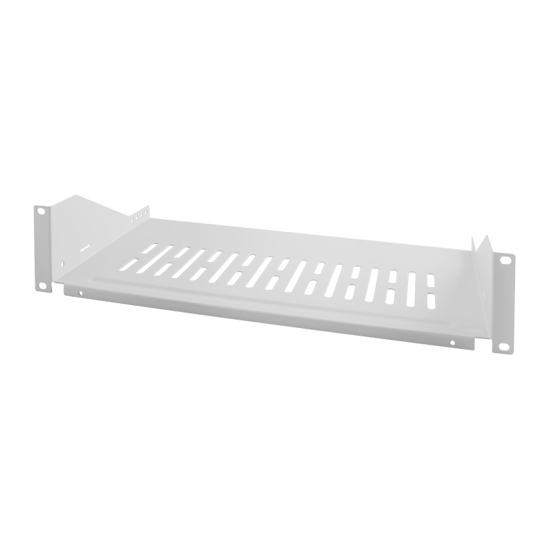 Logilink SF2C45G 19" konzolos polc, elülső csavaros rögzítés, szürke