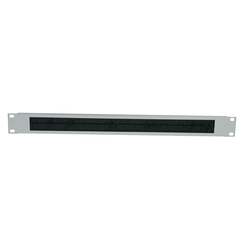 Logilink ORCEB1G 19"-os kábelbevezető panel kefével 1U, szürke