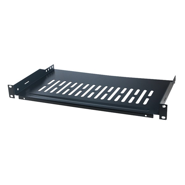 Logilink SF1C35B 19"-os konzolos polc, elülső csavaros rögzítés, fekete