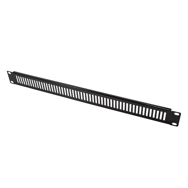 Logilink PN111B 19" szellőző üres panel 1U, fekete