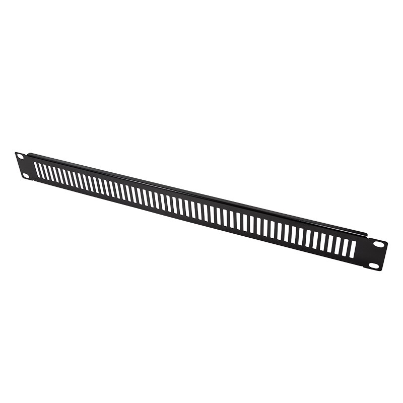 Logilink PN111B 19" szellőző üres panel 1U, fekete