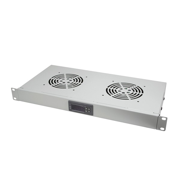 Logilink FAU02FG 19" ventilátor egység 2 ventilátorral, szürke