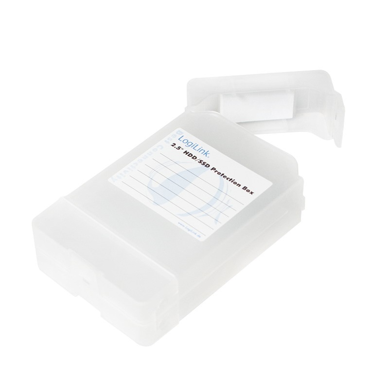 Logilink UA0277 2,5 "-es HDD védődoboz 2 HDD / SSD-hez, fehér