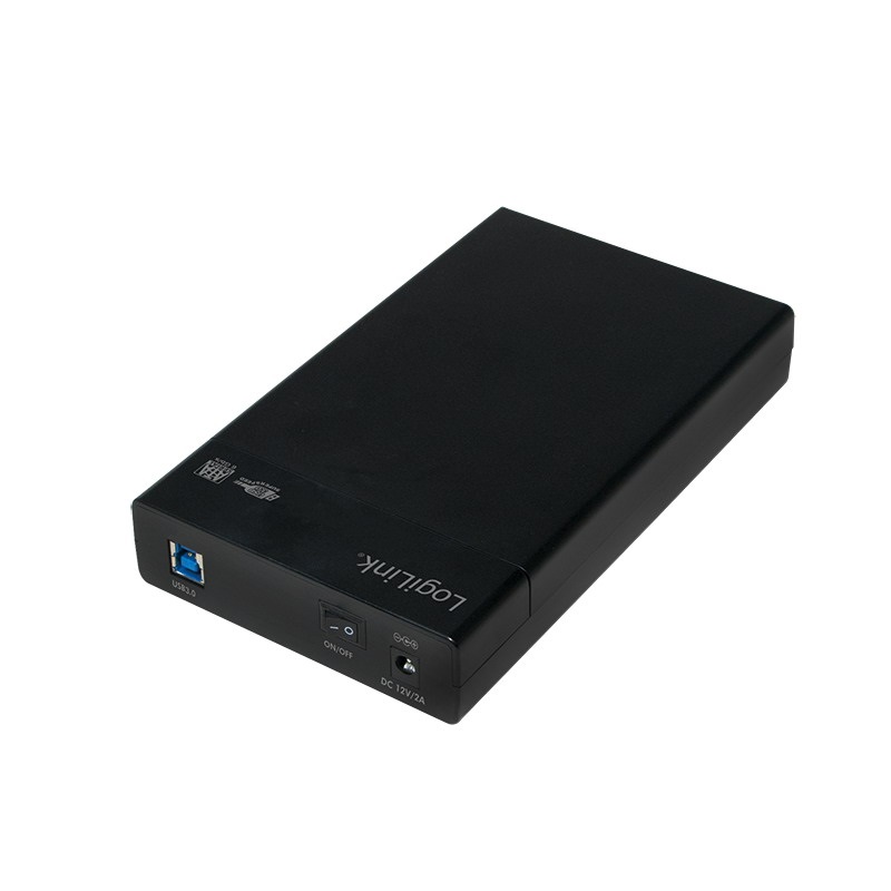 Logilink UA0276 3,5" külső ház USB 3.0, csavarmentes, fekete