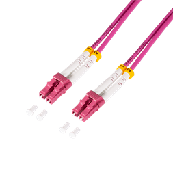 Logilink FC4LC03 Acél páncélozott szálas patch kábel OM4, Duplex LC/UPC - LC/UPC, 3,0 m